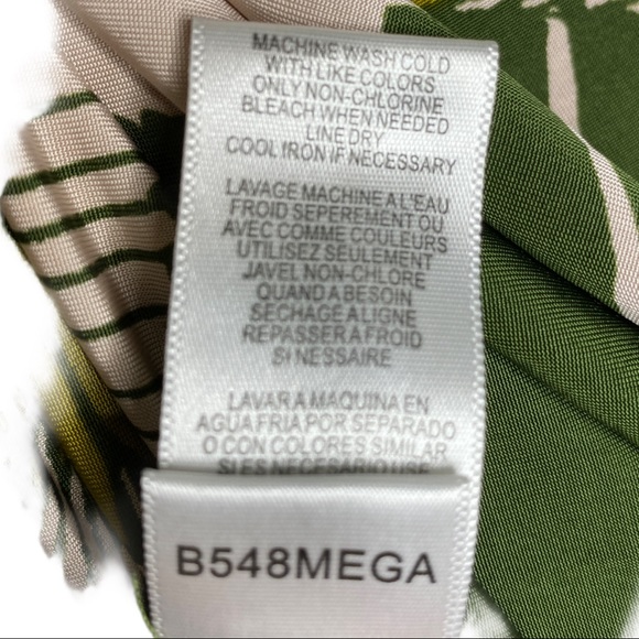 BCBGMaxazria Olive Sleeveless Dress Size Large - Picture 3 of 7